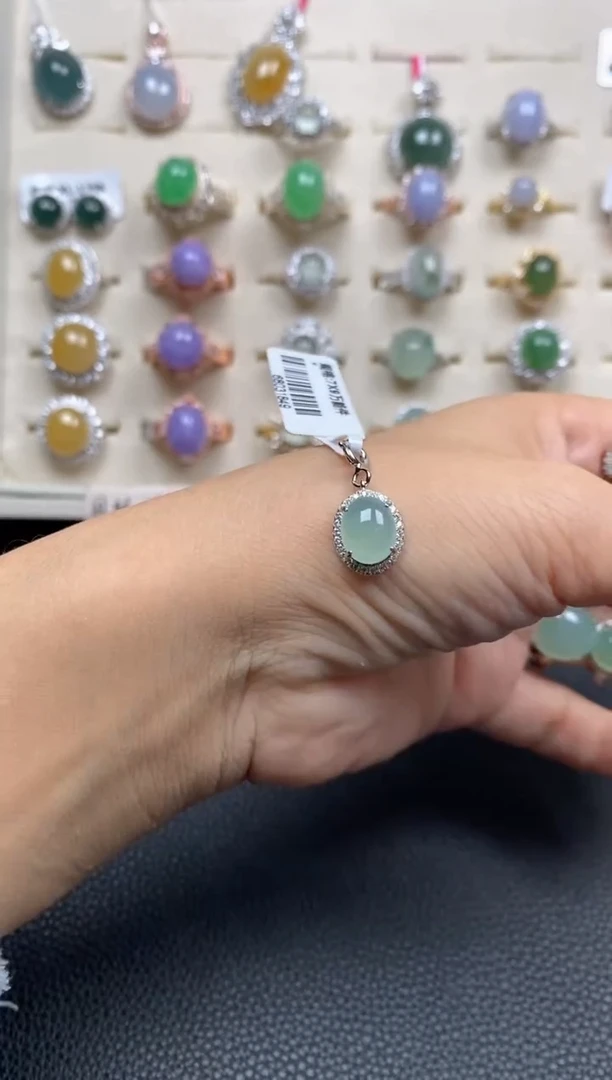 【闪购商品】翡翠戒指银S925镶嵌11111