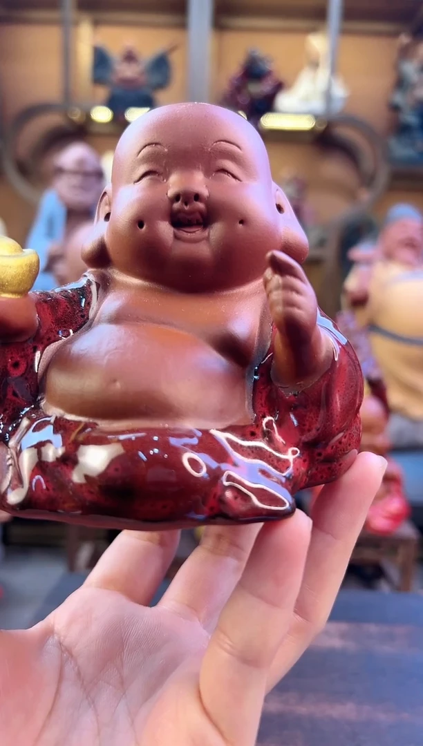 紫砂茶宠器闵紫砂茶宠摆件