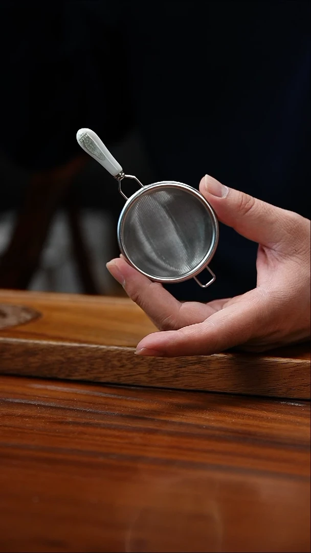 【闪购商品】不锈钢白把茶漏款