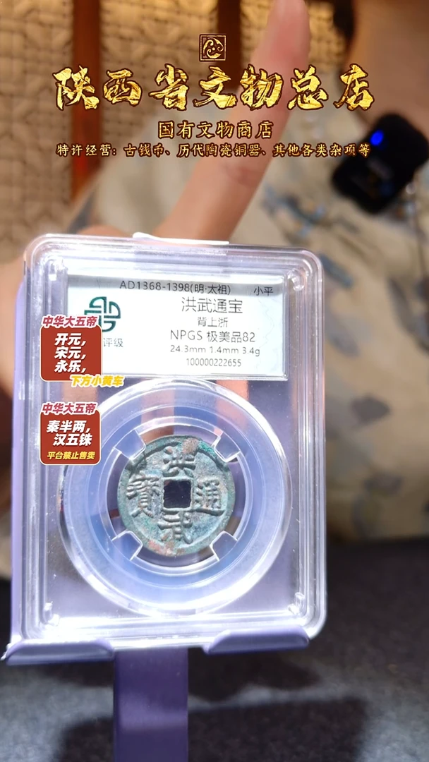 铜洪武通宝 背浙/众诚82/陕文店