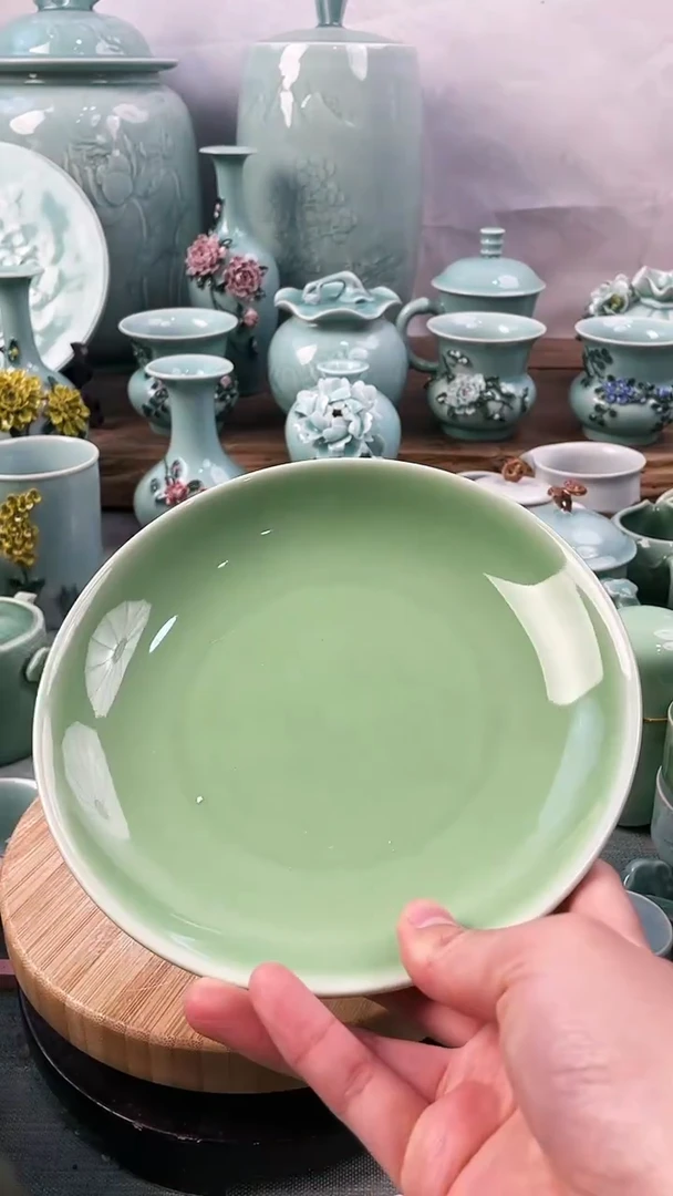 【闪购商品】特价 微瑕 慧仙青瓷