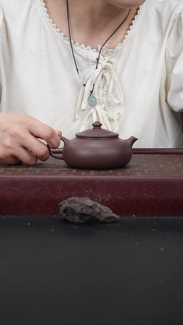 茶壶紫砂天青寒江