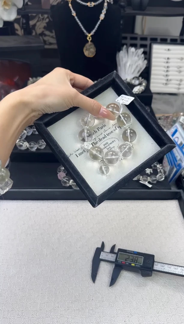 水晶手链未镶嵌天然水晶 多样性发货