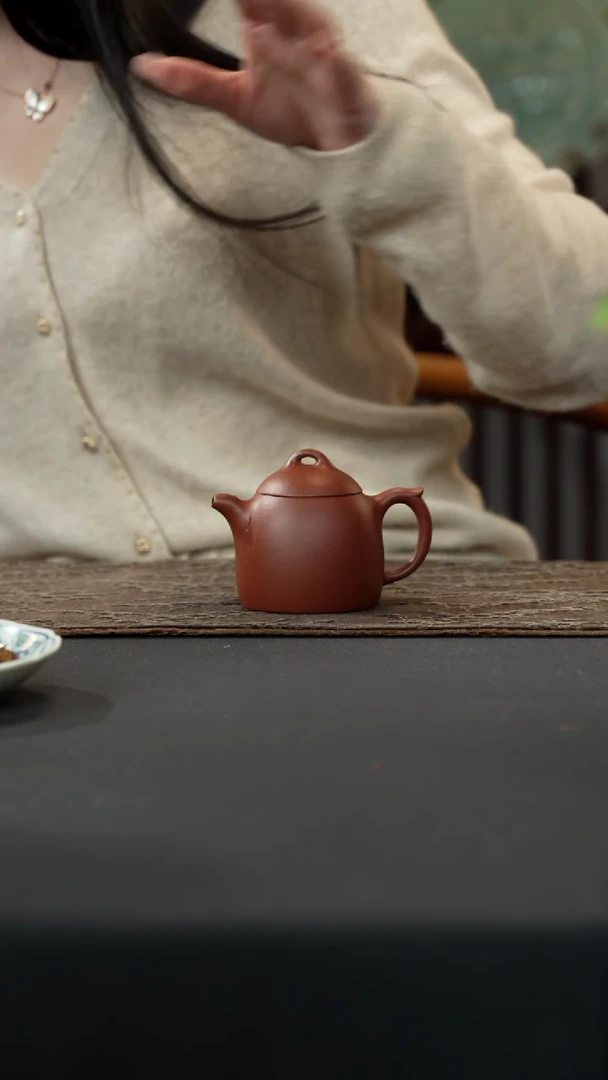 【闪购商品】紫砂茶壶清水泥秦权壶150cc