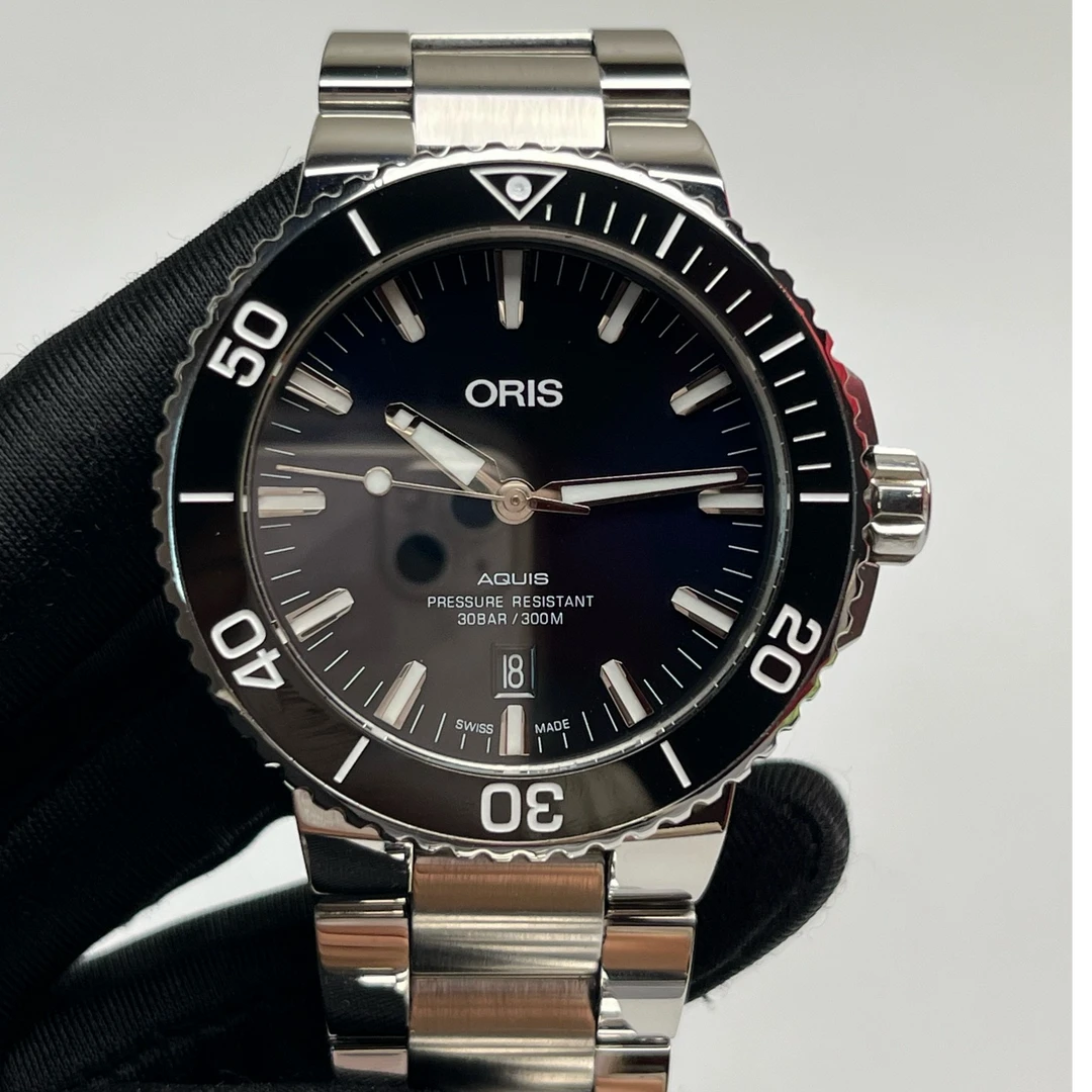 99新 Oris/豪利时 豪利时aquis表径43.5mm