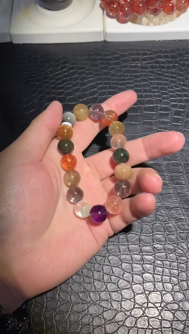 未镶嵌手链水晶单圈多宝A12