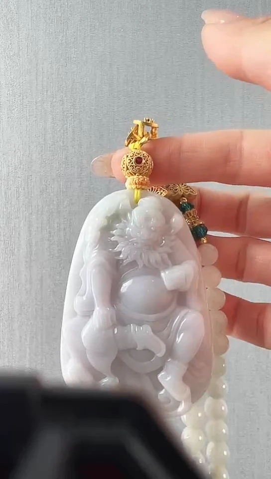 颈饰未镶嵌翡翠钟馗
