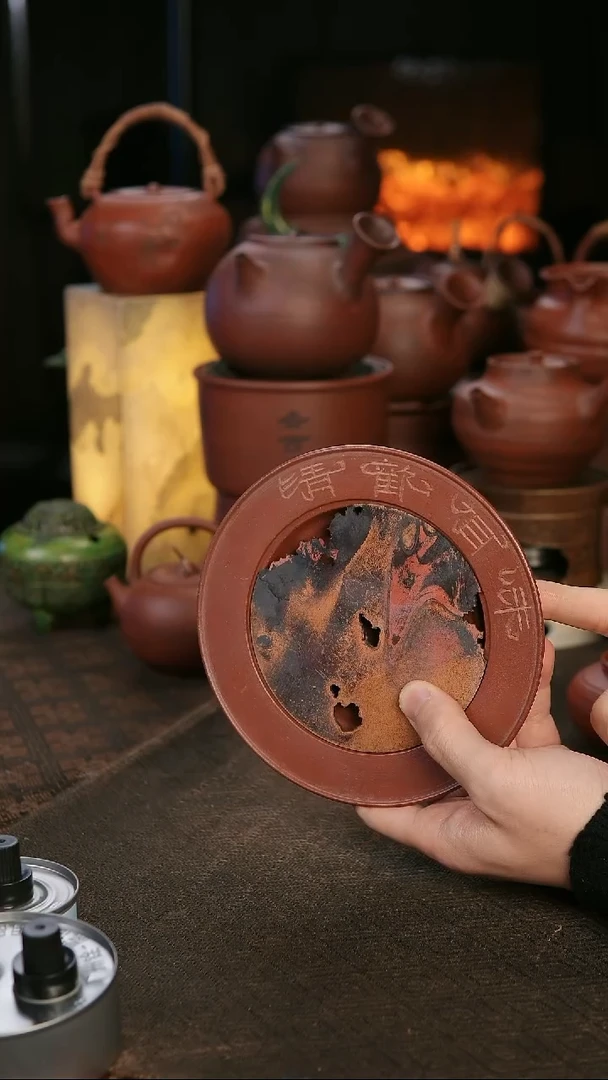 鄧*壶承 干泡台 陶泥紫铜