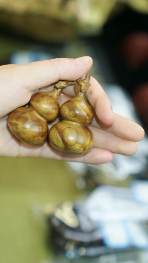 金丝楠手串/手链金丝楠木葫芦小A1617