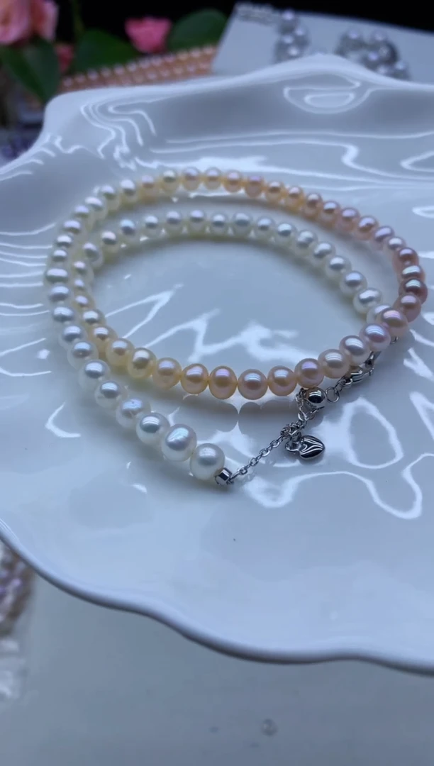 【闪购商品】淡水珍珠颈饰未镶嵌淡水珍珠项链