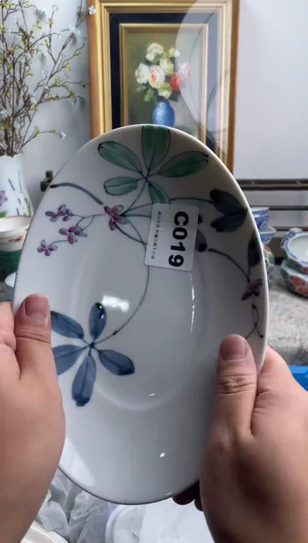 瓷片花**儿019-C-