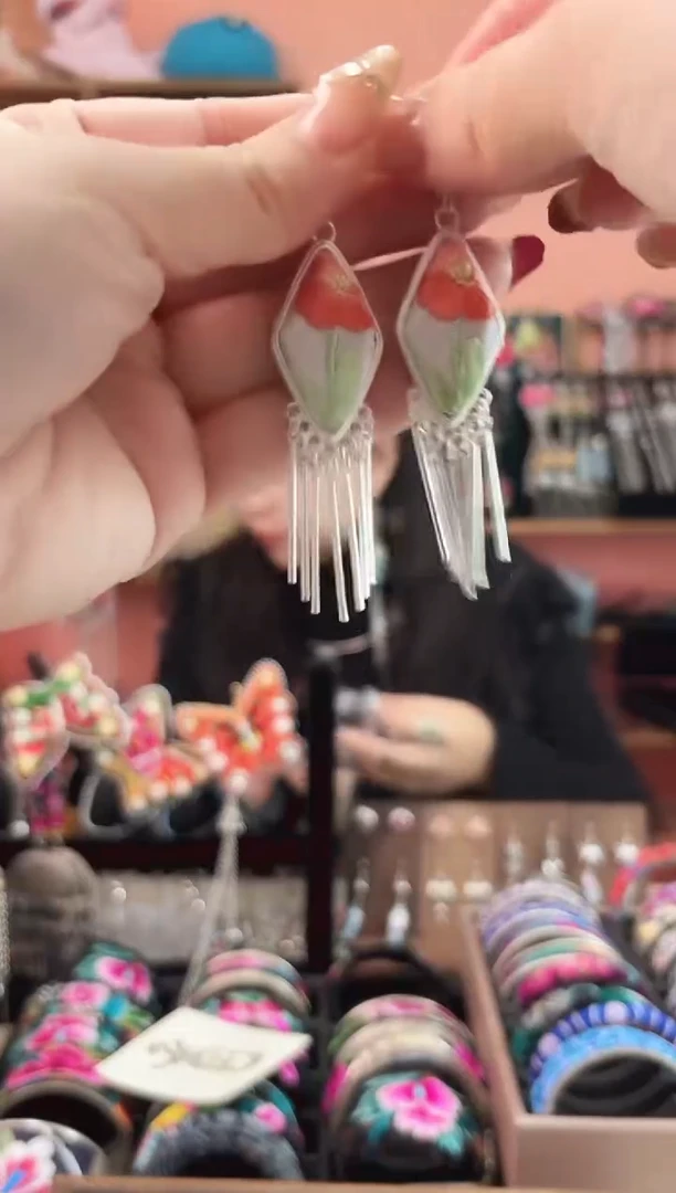 织绣艺枝独绣手工饰品201