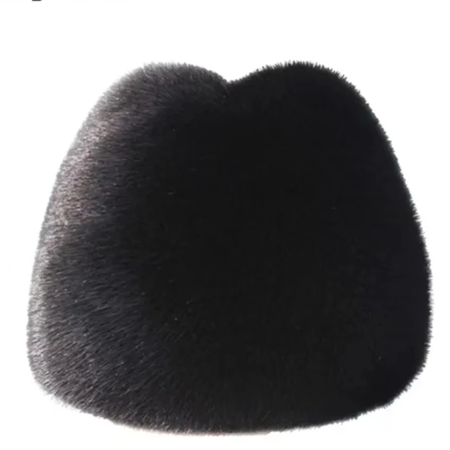 水貂毛整张皮冬季绅士保暖地主帽保暖中老年加厚帽子