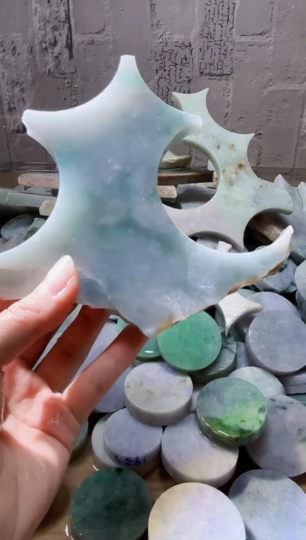 裸石翡翠天然翡翠A货石 南 844