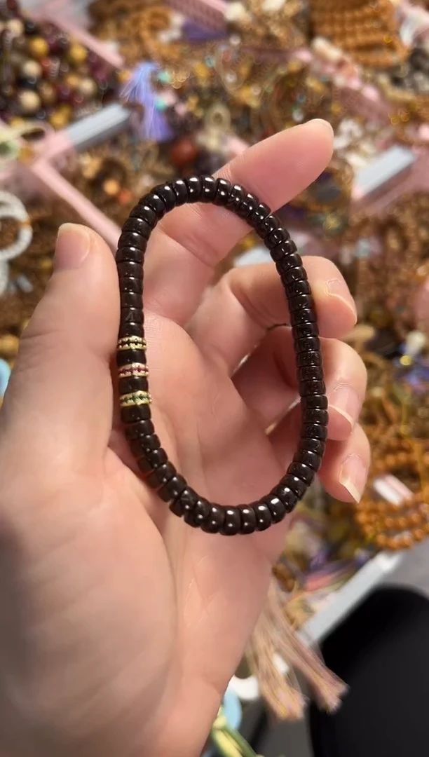 手串椰蒂椰蒂药片设计款6*3mm