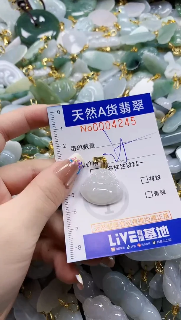 颈饰未镶嵌翡翠天然A货翡翠