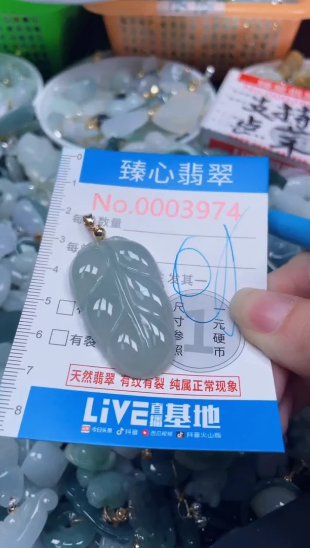 颈饰未镶嵌翡翠3974