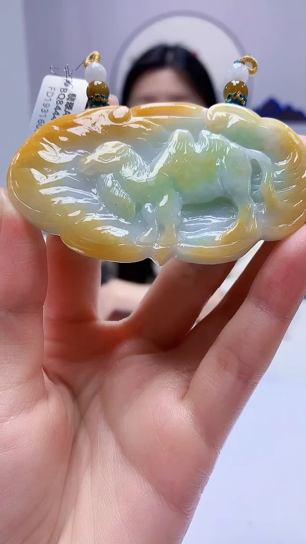 【闪购商品】定制翡翠未镶嵌0405zm-毛货挂件30