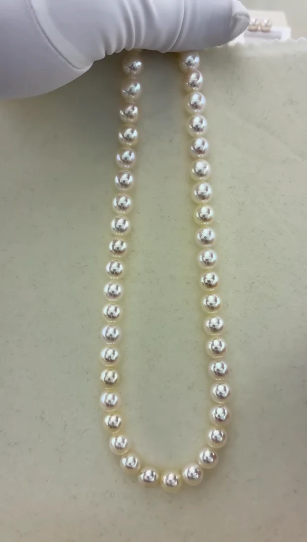 颈饰未镶嵌海水珍珠8.5-9满珠链