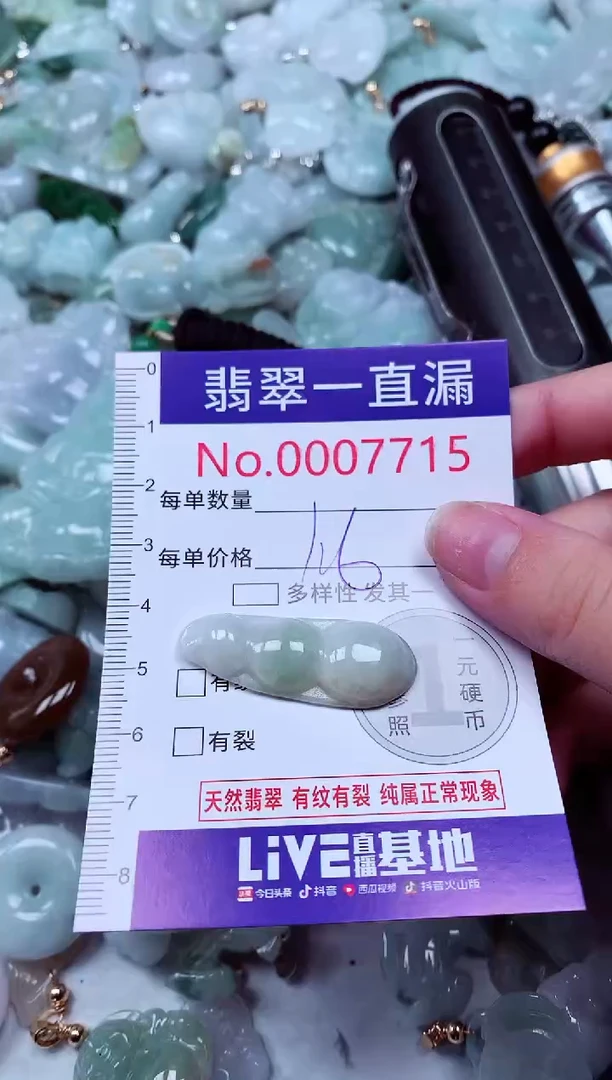 吊坠(不含链)未镶嵌翡翠7715