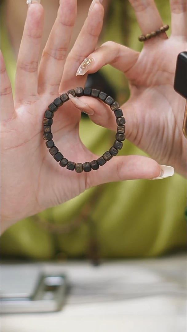 手串沉香5mm沉水小方糖4g+多样性发一