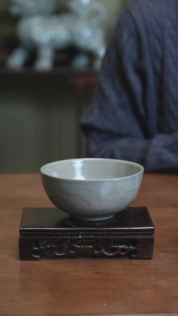 【闪购商品】Y宝丰宋官窑原产地汝瓷煤烧碗