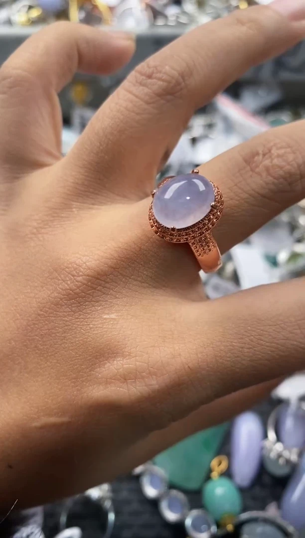 未镶嵌戒指翡翠6666----7