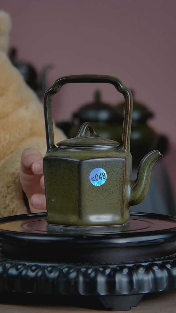 景韵堂仿清茶叶末釉