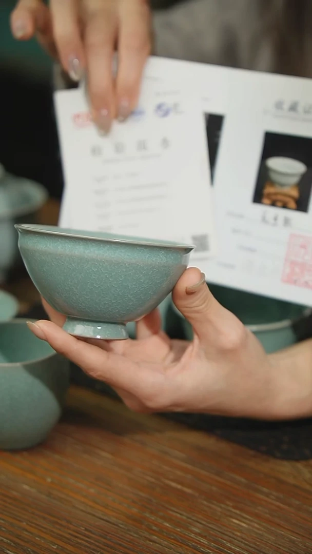 瓷片萨*原产地原矿石原釉