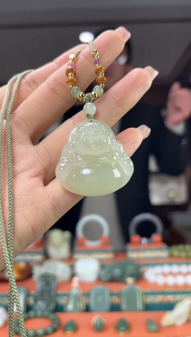 【闪购商品】和田玉颈饰未镶嵌佩佩35mm左右