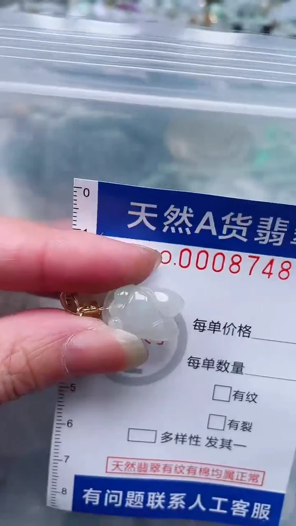 翡翠未镶嵌吊坠(不含链)1