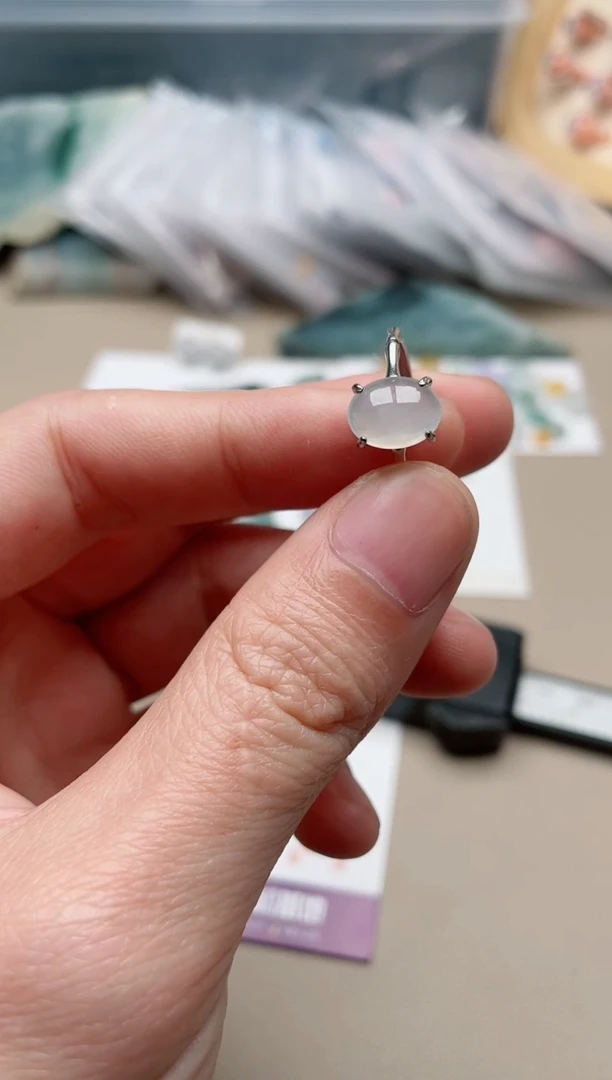 【闪购商品】翡翠戒指银S925镶嵌1000000057