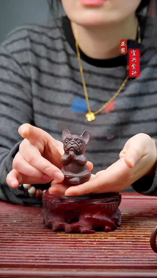 紫砂茶宠宜兴紫砂茶宠摆件