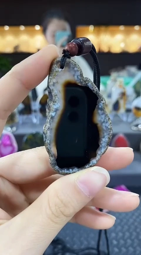 未镶嵌颈饰玛瑙/玉髓蜜玛瑙