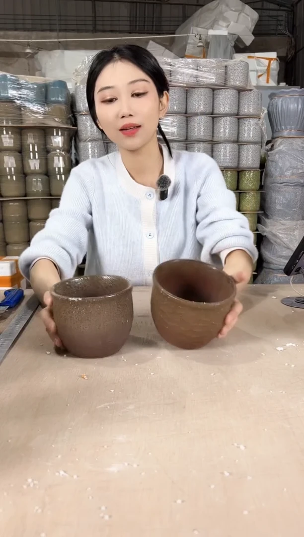 【闪购商品】陶瓷紫砂乱纹+树纹13x10