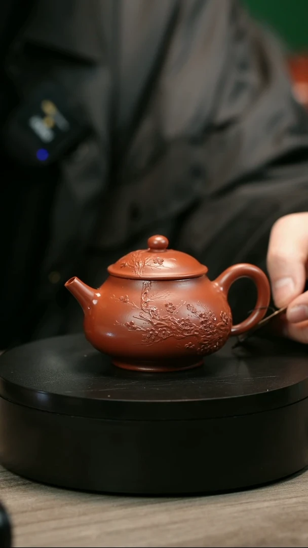 茶壶紫砂马**茨H1859陈春芬梅花潘壶