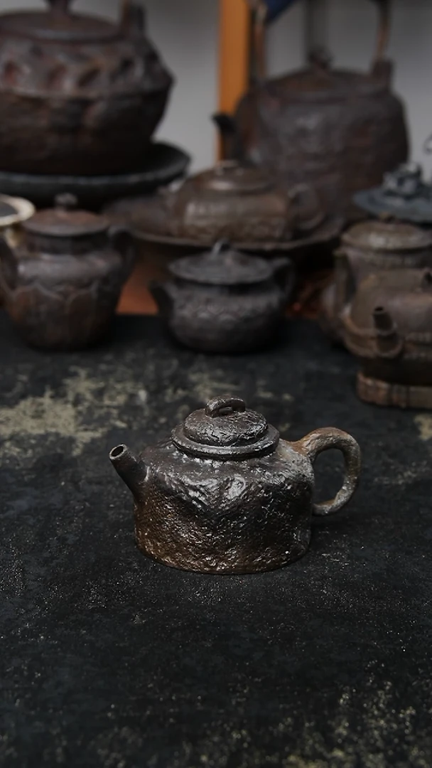 手捏德钟柴烧壶00001特惠
