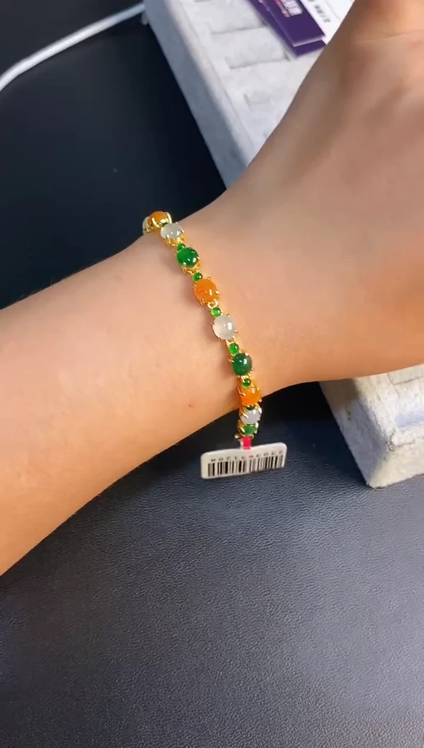 银S925镶嵌戒指翡翠天然