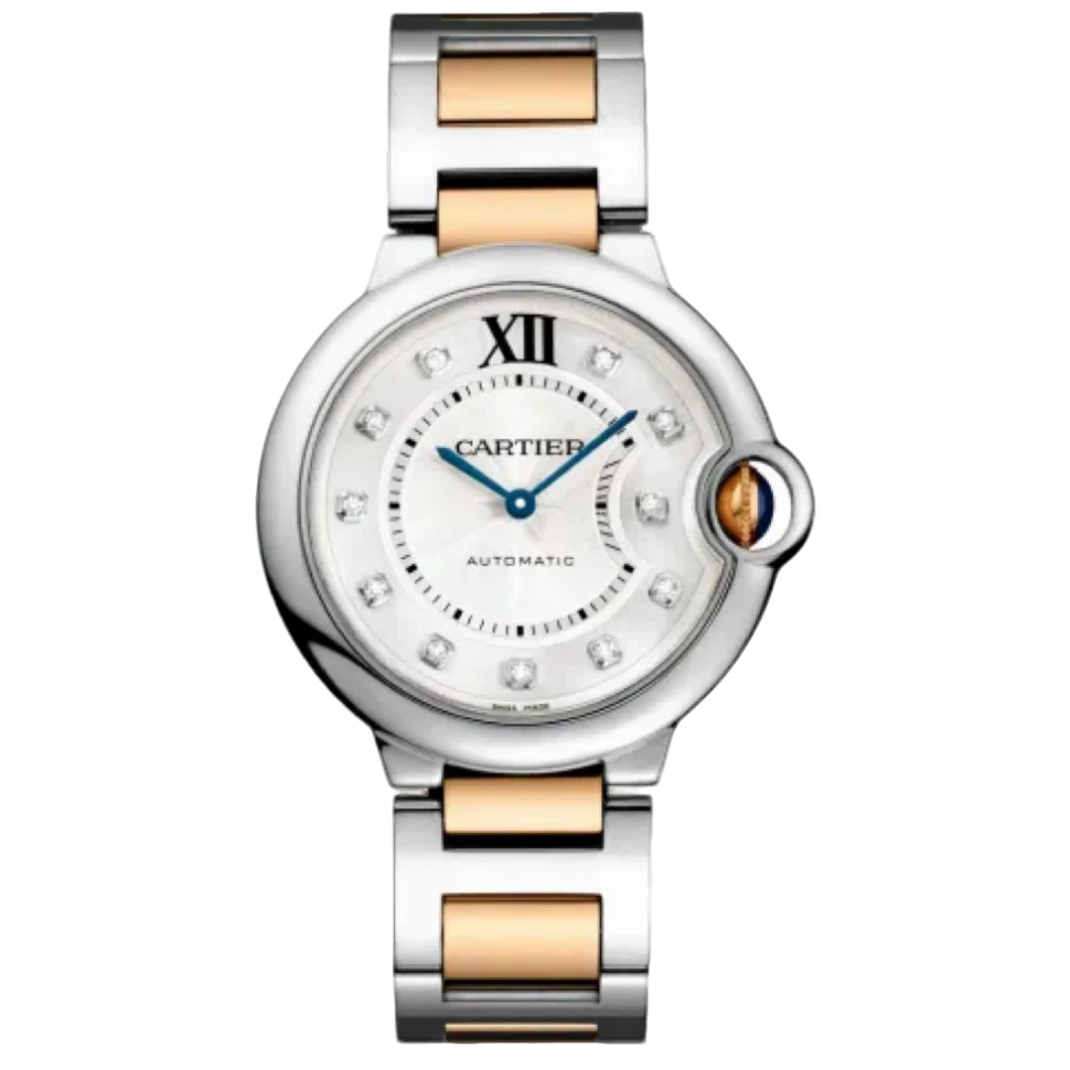99新 Cartier/卡地亚 蓝气球系列WE902031机械36盘