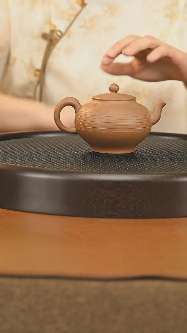 茶壶紫砂700 线圆段泥200cc