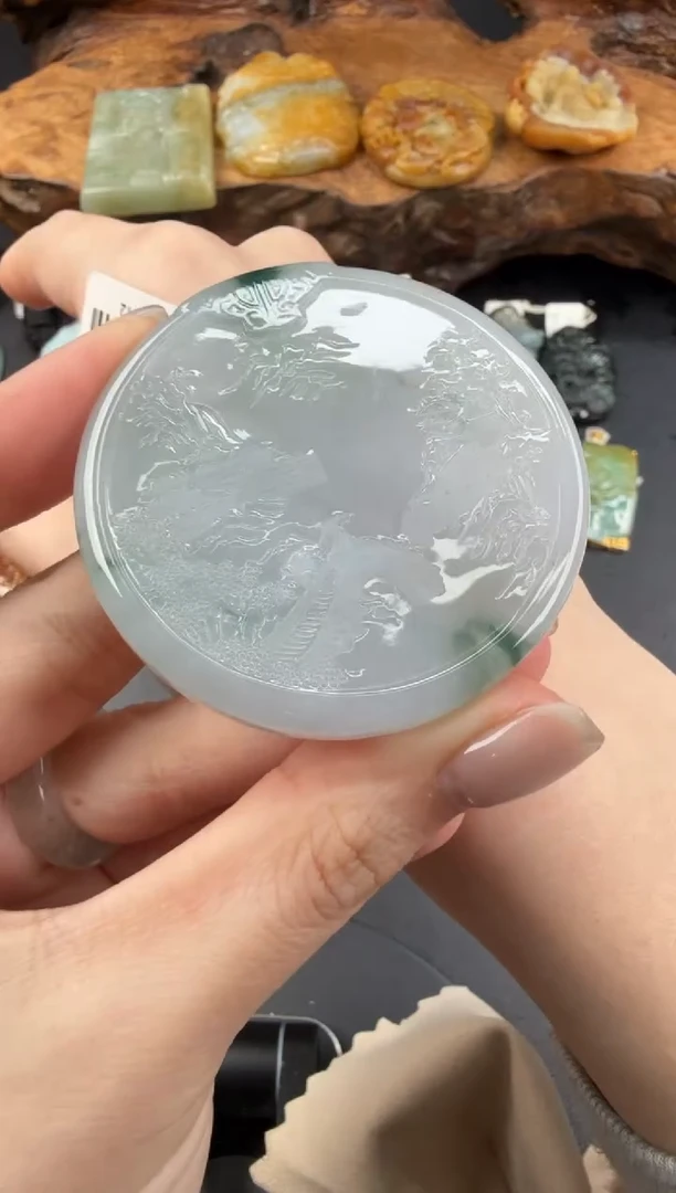 吊坠(不含链)未镶嵌翡翠翡翠饰品-122