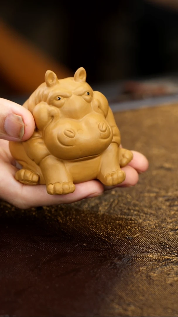 紫砂茶宠河马、、、