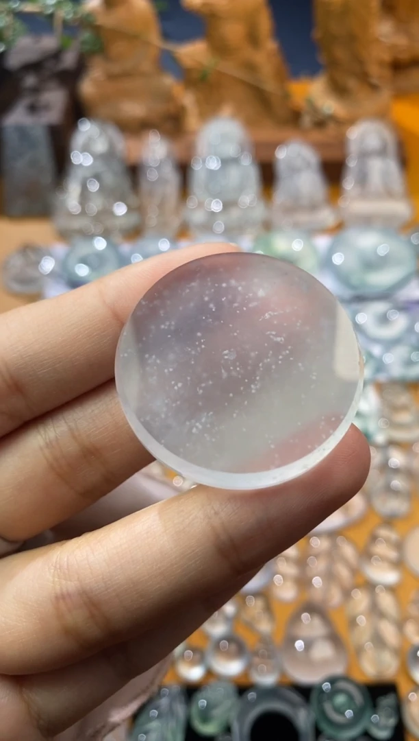 【闪购商品】定制翡翠未镶嵌无事牌35.6*4.8