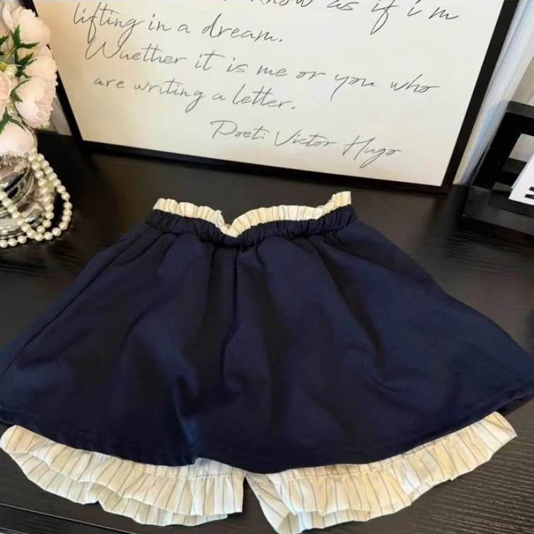 《昊妈家》夏款洋气百搭韩版潮流 短裤25109