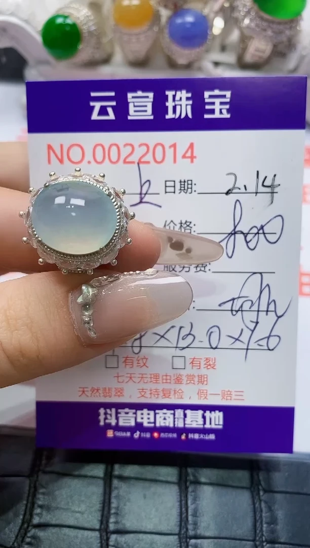 【闪购商品】翡翠戒指未镶嵌/20140000