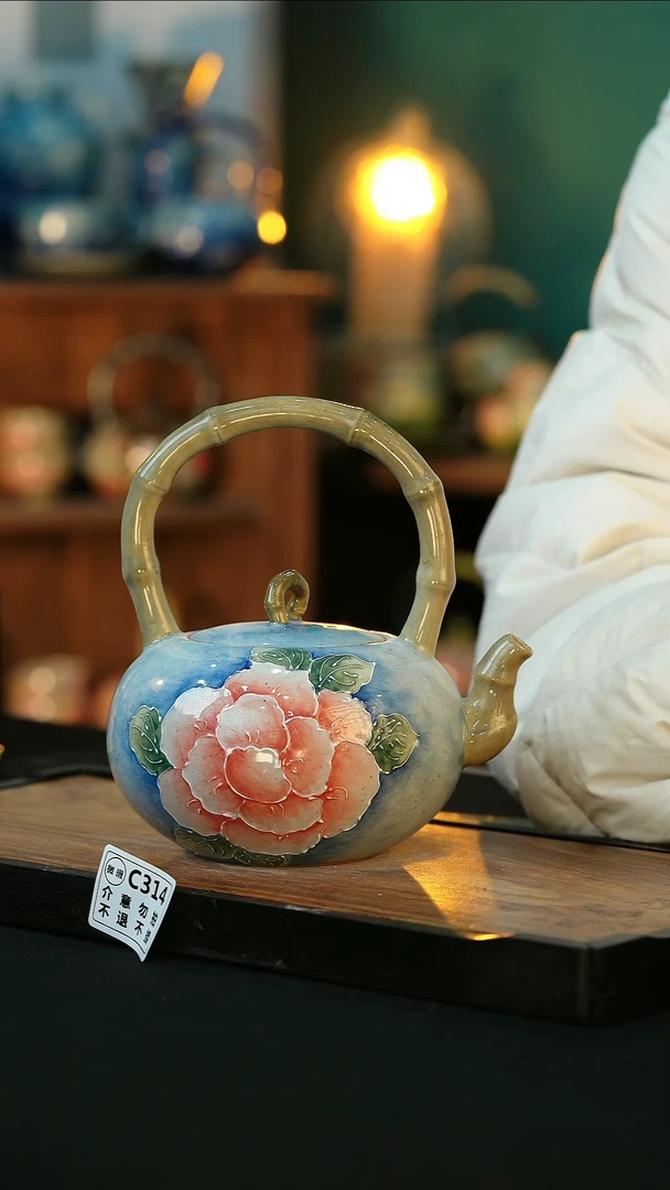 【闪购商品】杯手绘心瓷陶瓷浮力微瑕