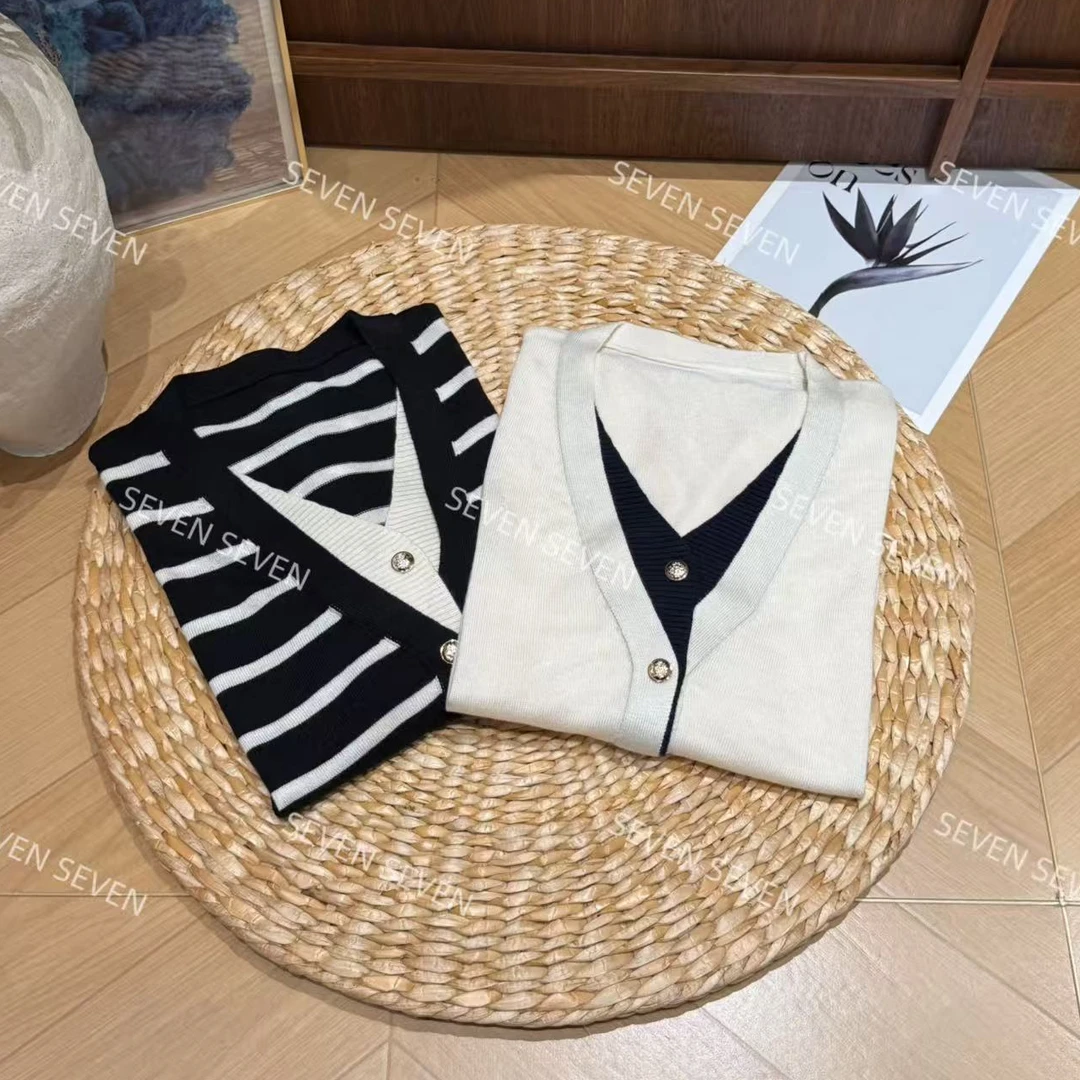 E280.E281假两件显瘦女秋季针织衫（拍照光线原因颜色略有误差）