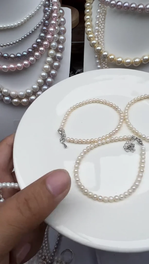 淡水珍珠未镶嵌颈饰1