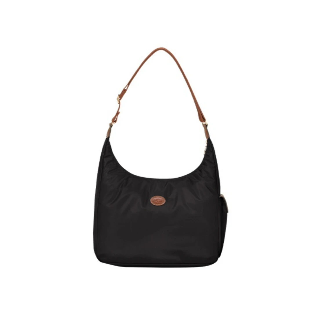 LONGCHAMP/珑骧(法国发)王菲同款黑色月牙腋下包2450089001/FG