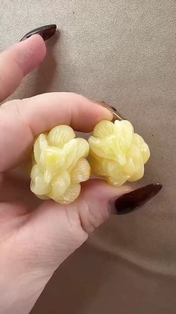 【闪购商品】琥珀耳饰未镶嵌耳环